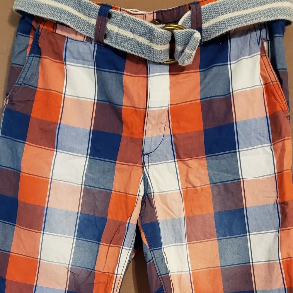 L.O.G.G., Size 10-11Y, Orange, Blue & White shorts
